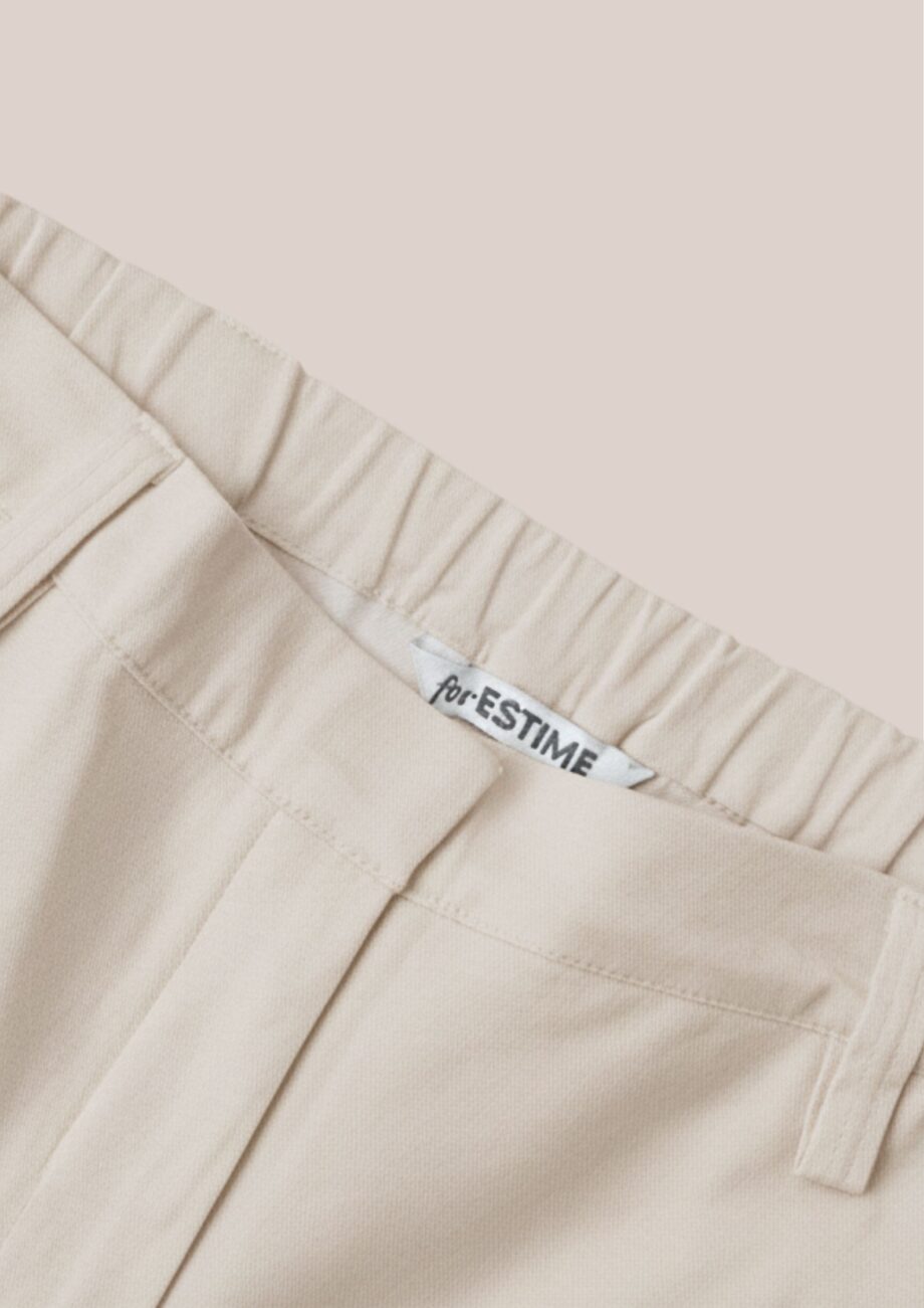 Pantalon Pauline beige zoom - forESTIME