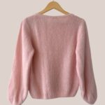 Pull rose poudré pour femme senior - forESTIME