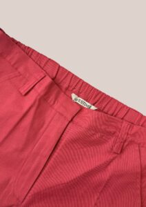 Pantalon Pauline coton framboise - forESTIME