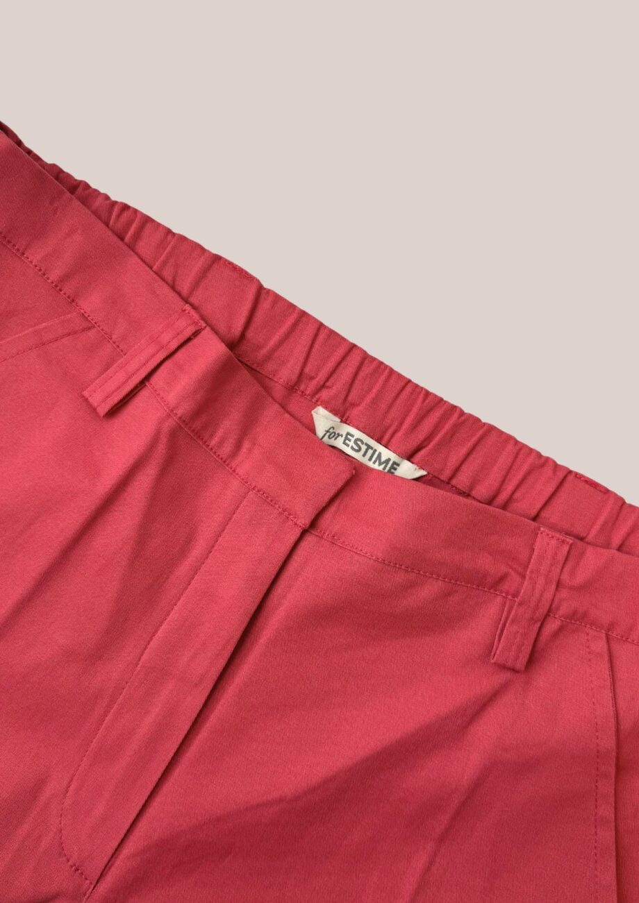 Pantalon Pauline coton framboise - forESTIME