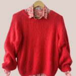 Pull Pascaline de coloris corail pour femme senior - forESTIME