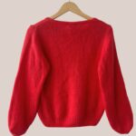 Pull corail pour femme senior - forESTIME