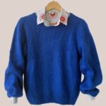 pull femme Pascaline bleu vif - forESTIME
