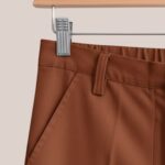 Pantalon Pauline coton chocolat idéal pour femme senior - forESTIME