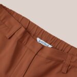 Pantalon Pauline coton chocolat zoom - forESTIME