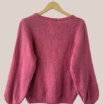 pull longues manches Pascaline de coloris rose the pour femme senior - forESTIME