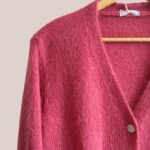 Gilet femme senior Gloria rose thé, manches longues zoomer - forESTIME