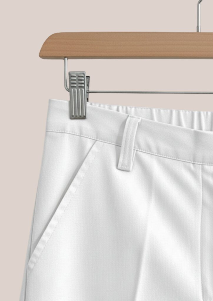 Pantalon Pauline de coloris blanc pour femme senior - forESTIME