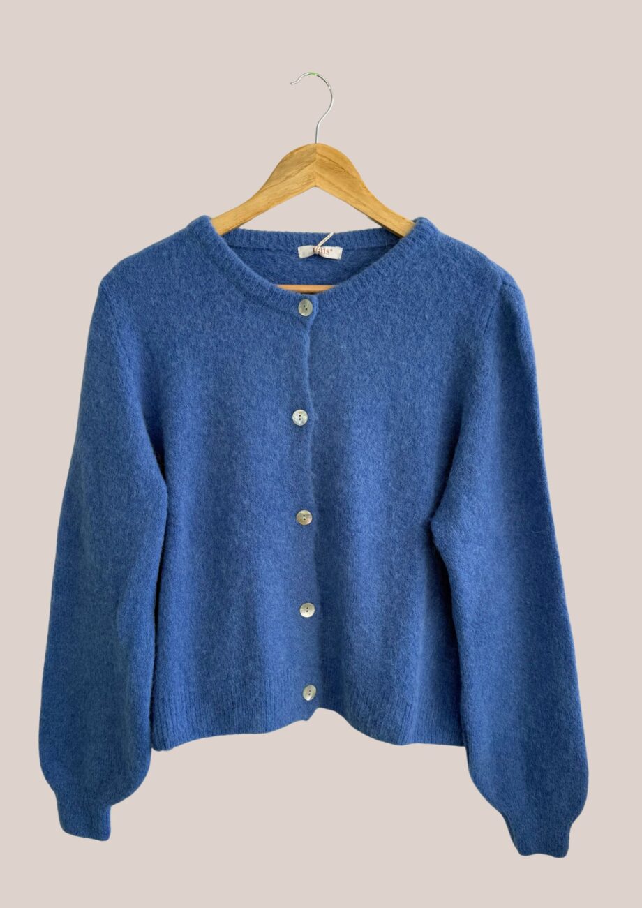 Cardigan, bleu jean foncé Gayane - forESTIME