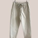 Pantalon femme senior Pam velours de coloris beige - forESTIME
