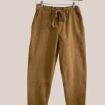 pantalon velours Pam de coloris camel - forESTIME