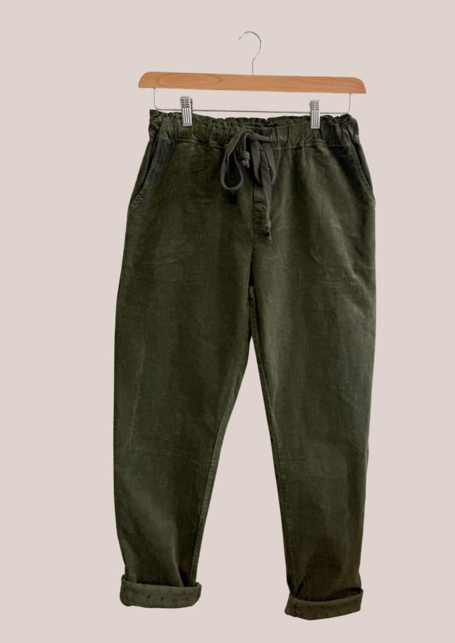 Pantalon Pam kaki idéal pour femme senior