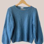 pull femme bleu jean - forESTIME