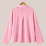 Dos de la chemise Cassandre femme en coloris rose - forESTIME