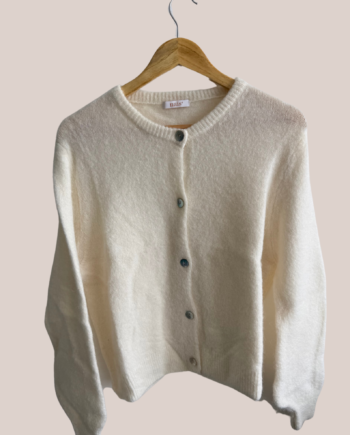 Cardigan boutonné Gayane écru