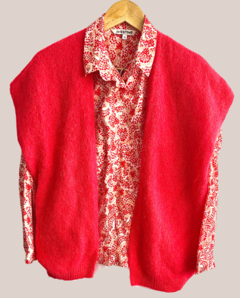 Gilet sans manches Gaby Corail