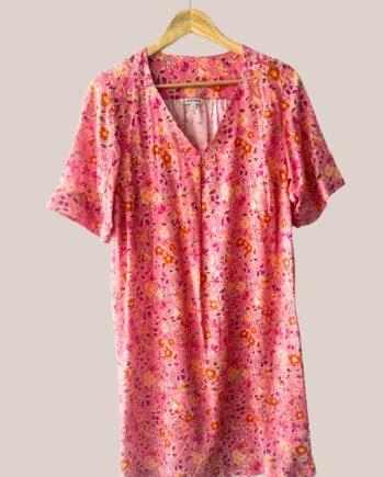 Robe Romy Imprimé Rose forESTIME