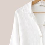 Chemise Cassandre coloris Blanc idéal pour femme senior - forESTIME