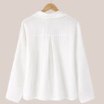 Dos de la chemise Cassandre Blanche - forESTIME