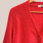 Pull Gloria avec manches longues, coloris corail zoom - forESTIME