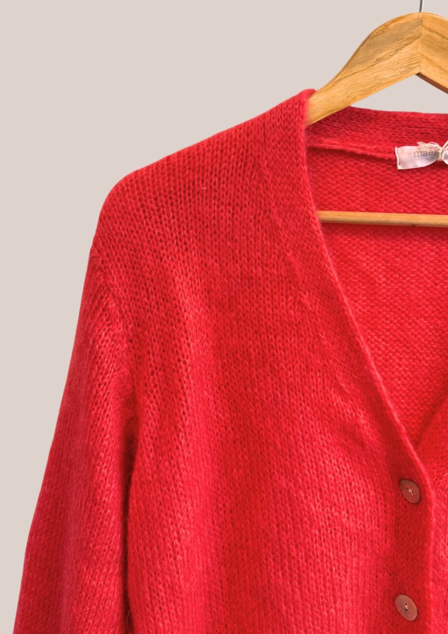 Pull Gloria avec manches longues, coloris corail zoom - forESTIME