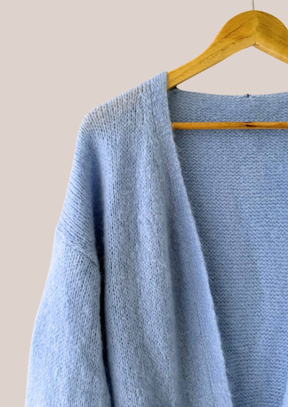 Pull femme Gaelle bleu ciel, manches longues -forESTIME