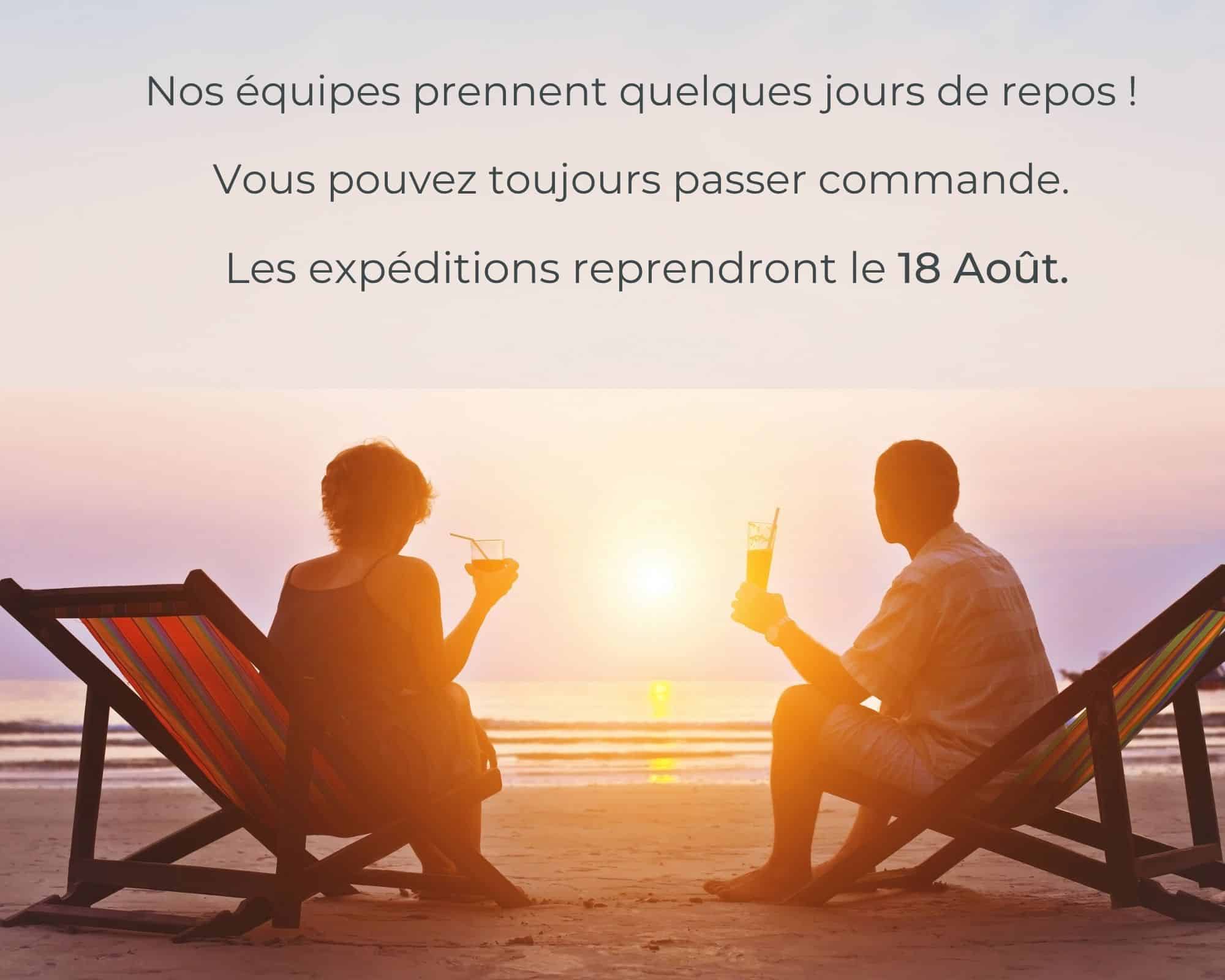 Les équipes forESTIME sont en congés, reprise des expéditions de vêtements seniors le 18 Août
