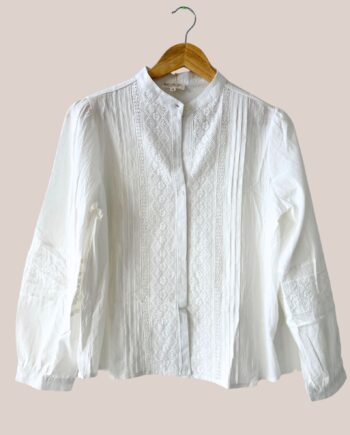 Chemisier blanc femme senior - forESTIME