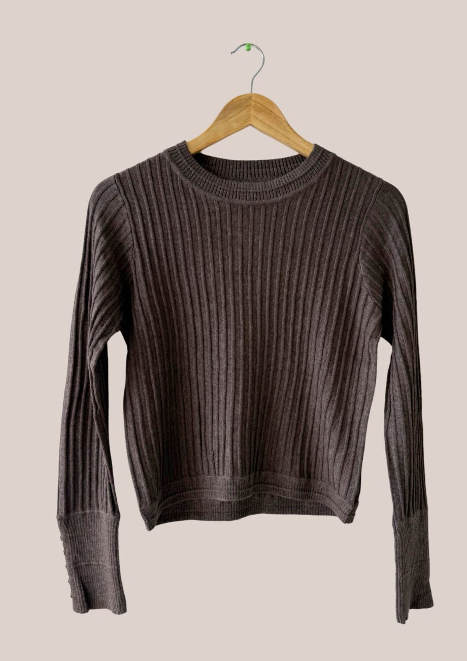 Pull Pipa Taupe manches longues - forESTIME