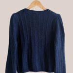 Cardigan pour femme senior bleu marine - forESTIME