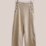 pantalon large Pamela coloris beige - forESTIME
