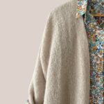 Gilet Lou vue de face, long pour femme senior - forESTIME