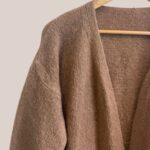 Gilet sans bouton coloris Camel pour femme senior - forESIME