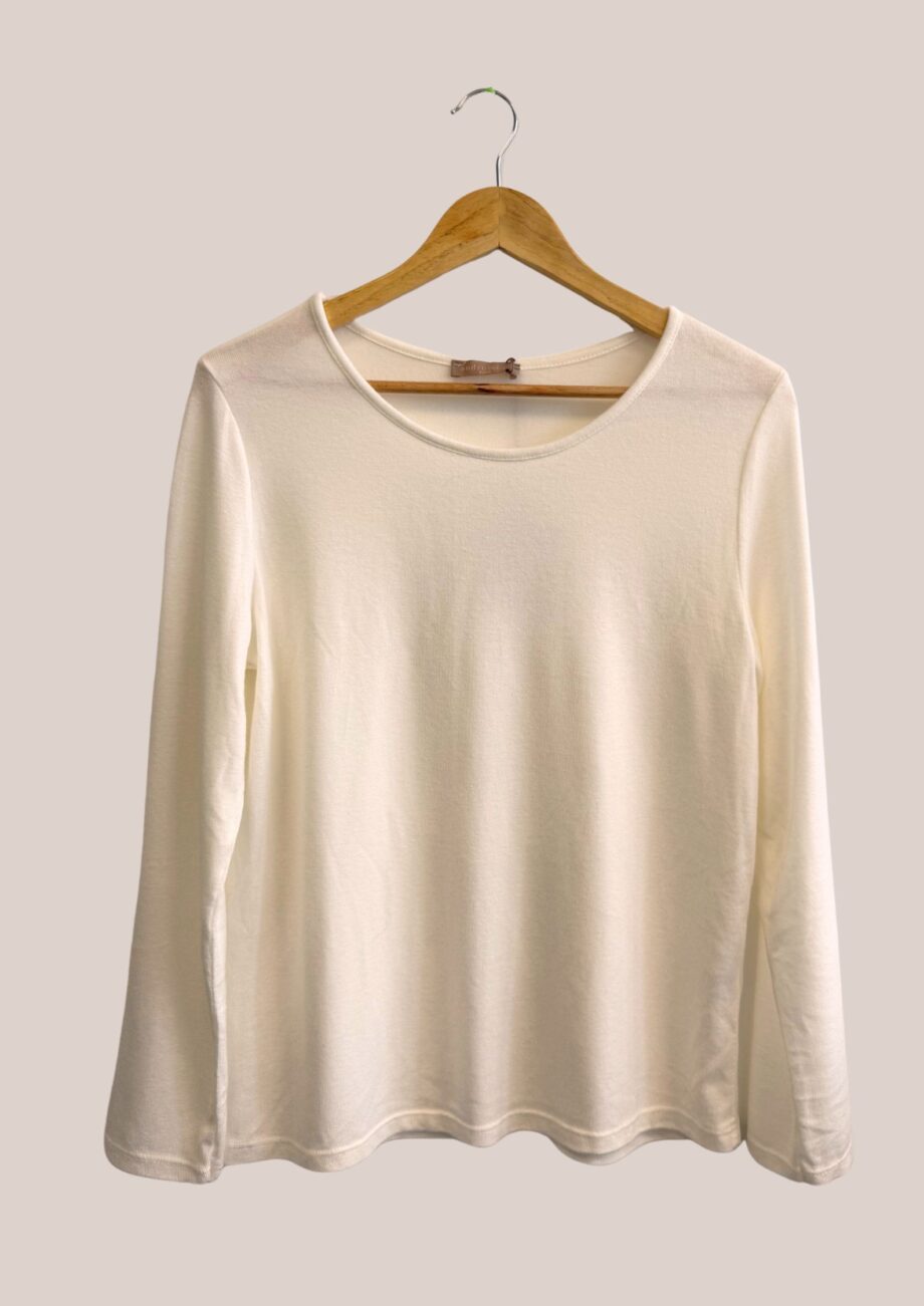 tee-shirt manches longues beige - forESTIME