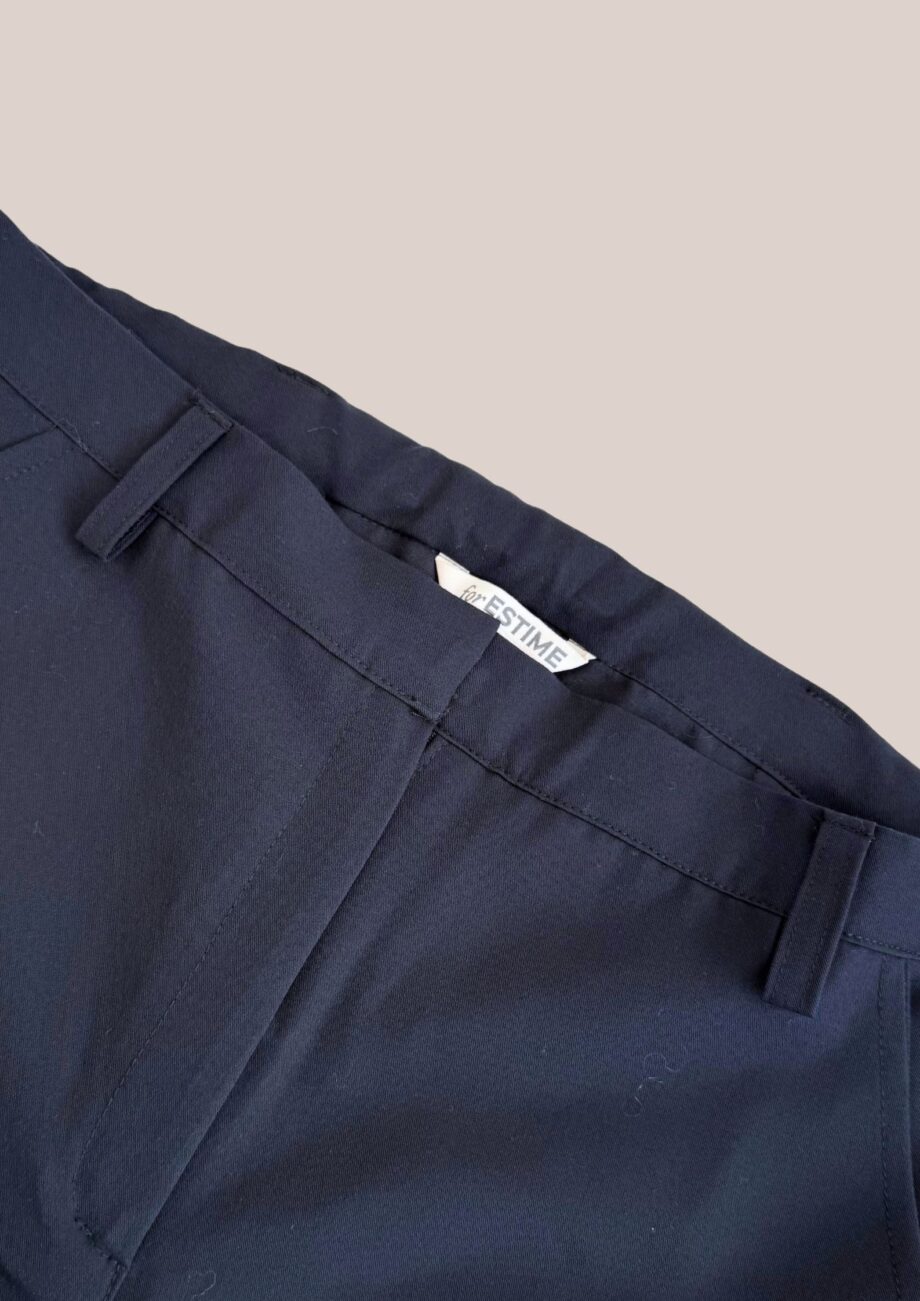 Pantalon Pauline marine, idéal pour femme senior - forESTIME
