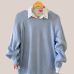 Pull Alice bleu ciel idéal femme senior - forESTIME