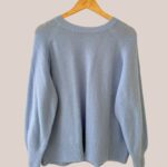 Pull femme senior bleu ciel Alice - forESTIME