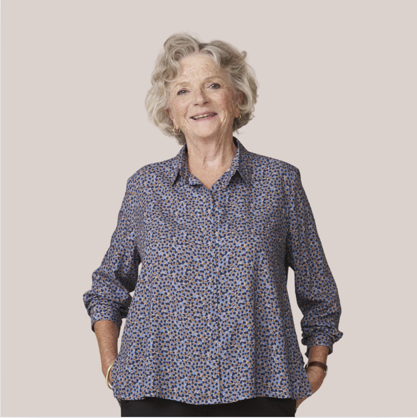 Chemisier Charlotte pour femme senior -forESTIME