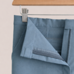 Pantalon Pauline femme taille élastique bleu - forESTIME