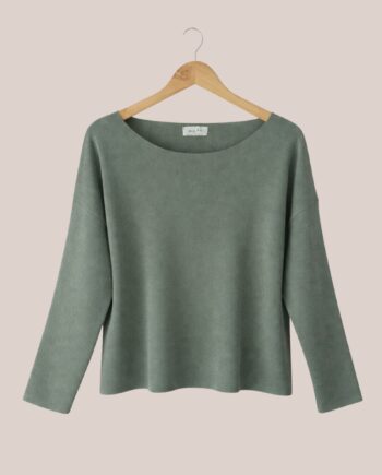 Pull Sidonie vert amande