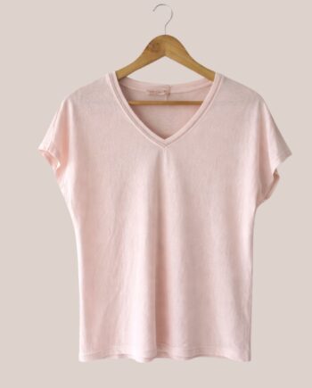 Tee-shirt Telia rose poudré