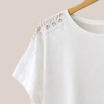 Tee-shirt Tom manches courtes blanc zoom