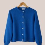 Gilet Gianni bleu intense idéal pour femme senior