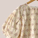 Blouse jaune idéal pour femme senior