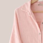 Zoom chemise Cassandre rose poudré