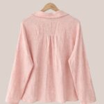 Chemise Cassandre rose poudré en Gaze de coton
