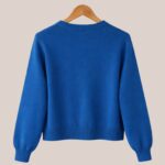 Gilet femme senior bleu intense