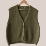 Gilet Gwen coloris Kaki sans manches idéal pour femme senior - forESTIME