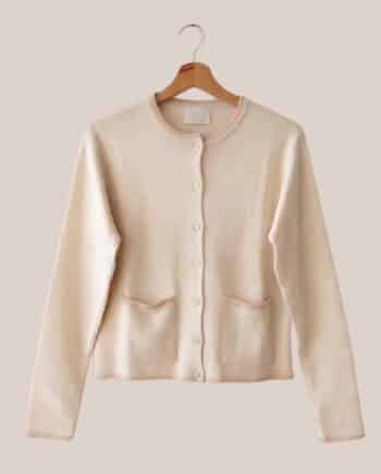 gilet Ginger femme coton beige - forESTIME