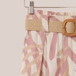 Zoom sur le Pantalon Pierto en coloris Rose beige - forESTIME